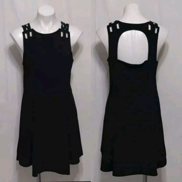 Free People Women's Black Backless Dress Size XS - Picture 1 of 10